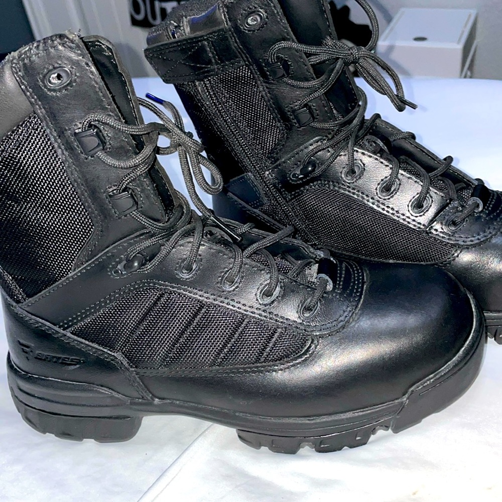 New black tactical boots
